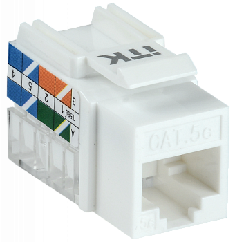 ITK Модуль Keystone Jack кат.5E UTP 110 IDC 90 град. в Иркутске