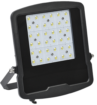 Прожектор LED СДО 08-100 PRO 120град 5000К IP65 черный IEK в Иркутске