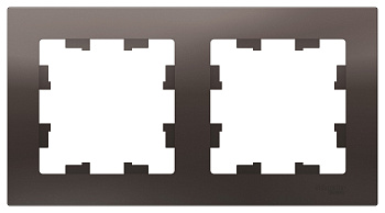 Рамка двойная AtlasDesign SE мокко в Иркутске