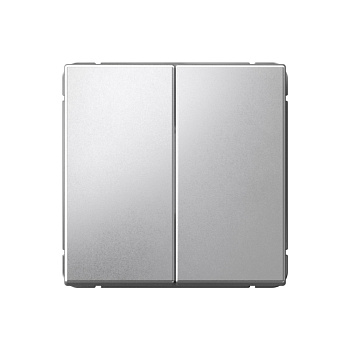 ARTGALLERY 2-клавишный ПЕРЕКЛЮЧАТЕЛЬ, сх.6/2, 10АХ, механизм, АЛЮМИНИЙ в Иркутске