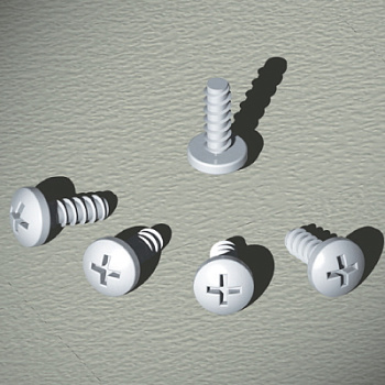 Винты самонарезающие, М4.8x12, 1 упаковка - 50 шт. DKC в Иркутске