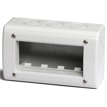 Модульная настенная коробка для электроустановочных изделий изделий VIVA, IP40,4мод. DKC в Иркутске