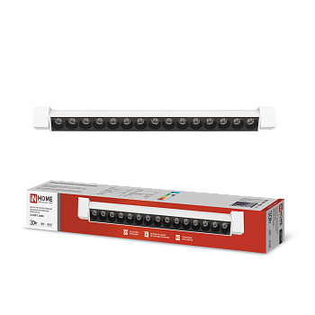 Светильник трековый линейный светодиодный поворотный LTR-02R-TL 30Вт 4000К 3000Лм 475мм IP40 24 градуса белый серии TOP-LINE IN HOME в Иркутске