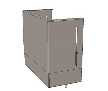 Цоколь верхний с компенсатором (110х300х150) EKF Basic в Иркутске