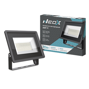 Прожектор светодиодный ДДО-8 70Вт 6500К 7000Лм 100лм/Вт IP65 NEOX в Иркутске