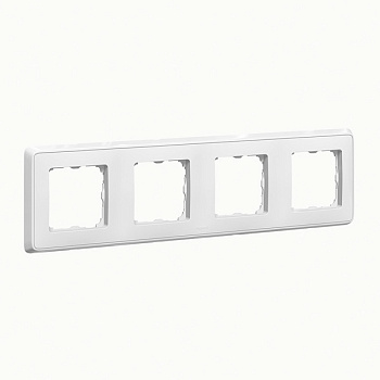 Рамка четырехместная CARIVA Legrand белая в Иркутске