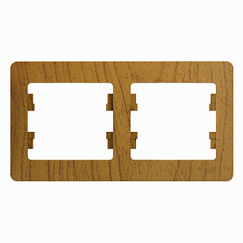 Рамка двойная Glossa SE дуб в Иркутске