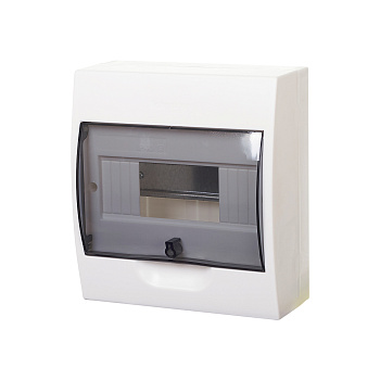 Щит распределительный навесной пластиковый с прозрачной дверью City9 8 мод. 200х184х94 IP40 SE в Иркутске