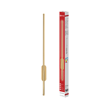 Светильник светодиодный ESTETIKA LUV-80B-40GL 15Вт 230В 4000K 1050Лм 800х50x25 золото IN HOME в Иркутске