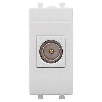 Розетка TV одиночная мод., Avanti "Белое облако", 1 модуль DKC в Иркутске