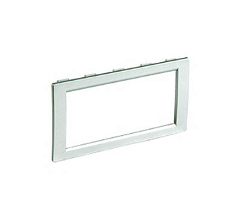 Рамка универсальная на 4 модуля, цвет серый металлик DKC в Иркутске