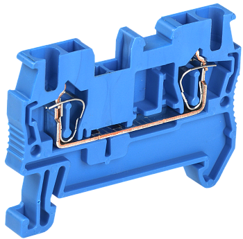 Клемма пружинная КПИ 2в-2,5 31А синий IEK в Иркутске
