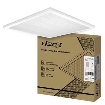Панель светодиодная универсальная ДВО-02 4565-ПРИЗМА 45Вт 6500K IP40 595х595х15мм NEOX в Иркутске