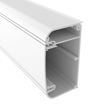 Кабель-канал 90х50 мм, с перегородкой, боковой и фронтальной крышками DKC в Иркутске