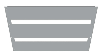 Пластрон FORT высотой 500мм под 2 уровня модульного автоматического выключателя для шкафа шириной 800мм (3шт.) EKF PROxima в Иркутске