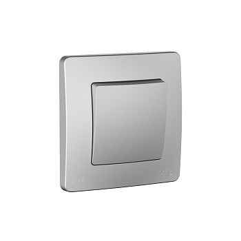 Переключатель одноклавишный  IP44 BLANCA SE алюминий в Иркутске