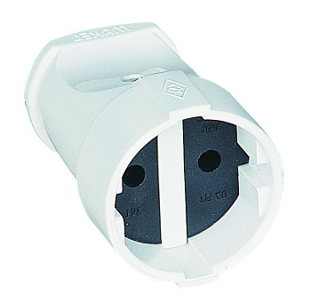 Штепсель MAKEL белый в Иркутске