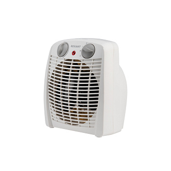 Тепловентилятор электрический настольный 2кВт со спиральным нагревательным элементом, белый REXANT в Иркутске