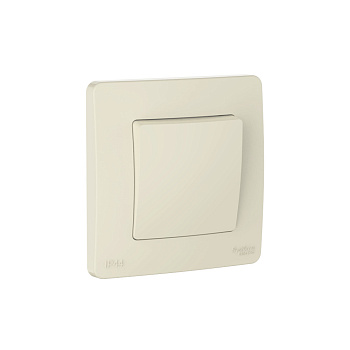 Переключатель одноклавишный  IP44 BLANCA SE молочный в Иркутске