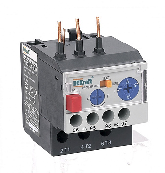 Реле электротепловое РТ-03 09-18A 11,0-15,0А DEKraft в Иркутске