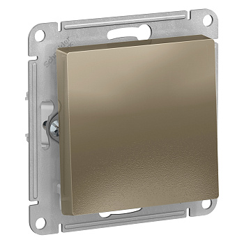 Выключатель одноклавишный AtlasDesign SE шампань в Иркутске