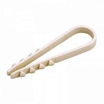 Дюбель-хомут нейлоновый PROconnect 11-18 мм, белый, упаковка 100 шт. в Иркутске