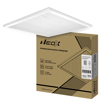 Панель светодиодная универсальная ДВО-02 3665-ПРИЗМА 36Вт 6500К IP40 595х595х15мм NEOX в Иркутске