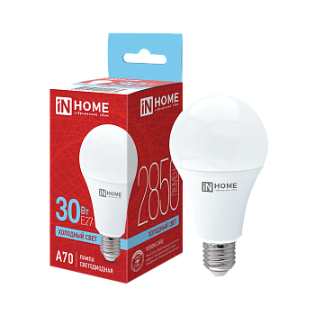Лампа светодиодная LED-A70-VC 30Вт 230В Е27 6500К 2850Лм IN HOME в Иркутске