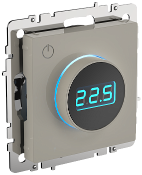 Термостат электронный с индикацией BRITE бежевый IEK в Иркутске