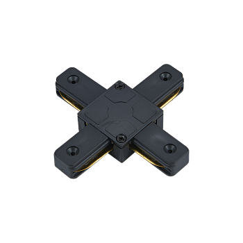 Коннектор X-тип XSB-BL для шинопровода SB черный IN HOME в Иркутске