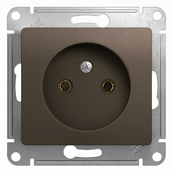 Розетка одинарная Glossa SE шоколад в Иркутске