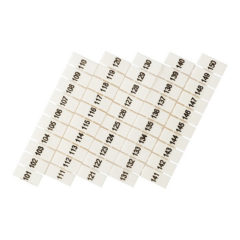 Маркеры для JXB-ST 2,5 с нумерацией 100-150 (10 шт.) EKF PROxima в Иркутске