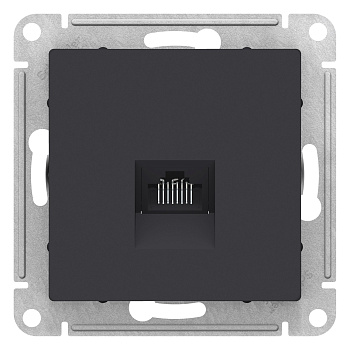 Розетка компьютерная AtlasDesign SE карбон в Иркутске