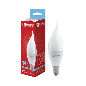 Лампа светодиодная LED-СВЕЧА НА ВЕТРУ-VC 14Вт 230В E14 6500K 1330Лм IN HOME в Иркутске