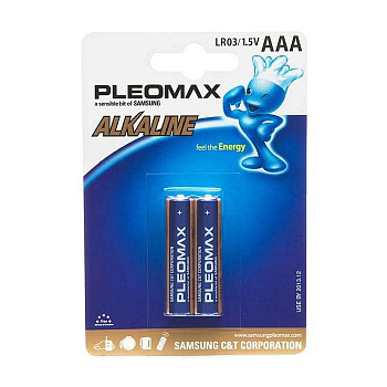 Батарейки ААА Pleomax LR03-2BL (2шт) в Иркутске