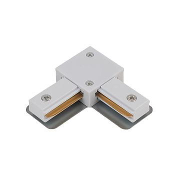 Коннектор L-тип LRB-WH для шинопровода RB белый IN HOME в Иркутске