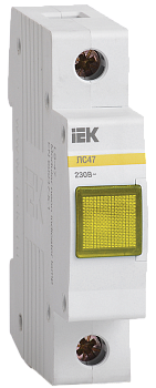 Сигнальная лампа ЛС-47 желтая неон IEK в Иркутске