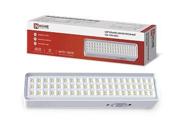 Светильник светодиодный аварийный СБА 1096-60DC 60LED 1.5Ah lithium battery DC IN HOME в Иркутске