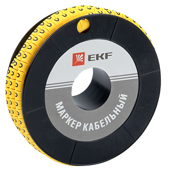 Маркер кабельный 1,5 мм2 "0" (1000 шт.) (ЕС-0) EKF PROxima в Иркутске