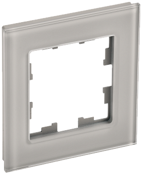 Рамка одинарная BRITE IEK стекло дымчатая в Иркутске