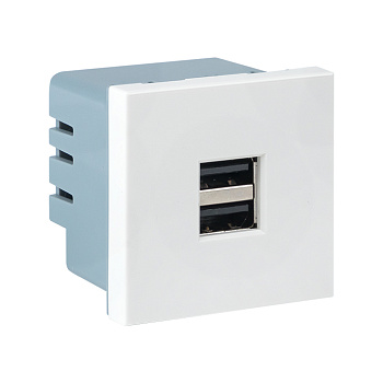 Розетка USB, сила тока 2.1 А (2 гнезда) без индикатора в Иркутске