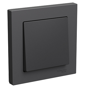 Выключатель одноклавишный AtlasDesign SE базальт в сборе в Иркутске