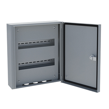 Корпус металлический ЩРН 24 мод. 395х310х120 с замком IP54 EKF Basic в Иркутске