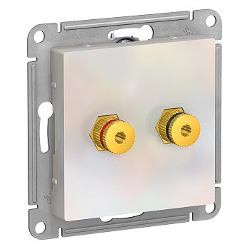 Аудиорозетка 2ая AtlasDesign жемчуг в Иркутске