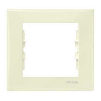 Рамка одинарная SEDNA Schneider Electric крем в Иркутске