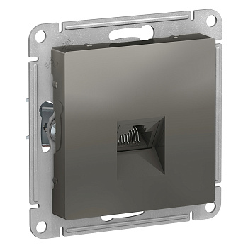 Розетка компьютерная AtlasDesign SE сталь в Иркутске