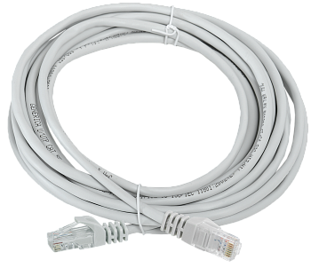 Коммутационный шнур (патч-корд), катигории 5Е UTP 5м серый GENERICA в Иркутске