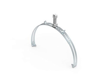 Коньковый регулируемый зажим с пластиковым держателем DKC в Иркутске