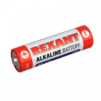 Алкалиновая батарейка AA/LR6 1,5 V 4 шт. блистер REXANT в Иркутске