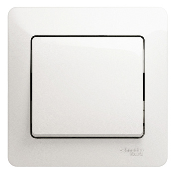 Выключатель одноклавишный Glossa SE перламутр в сборе в Иркутске